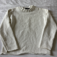 Cozy White Knit Sweater