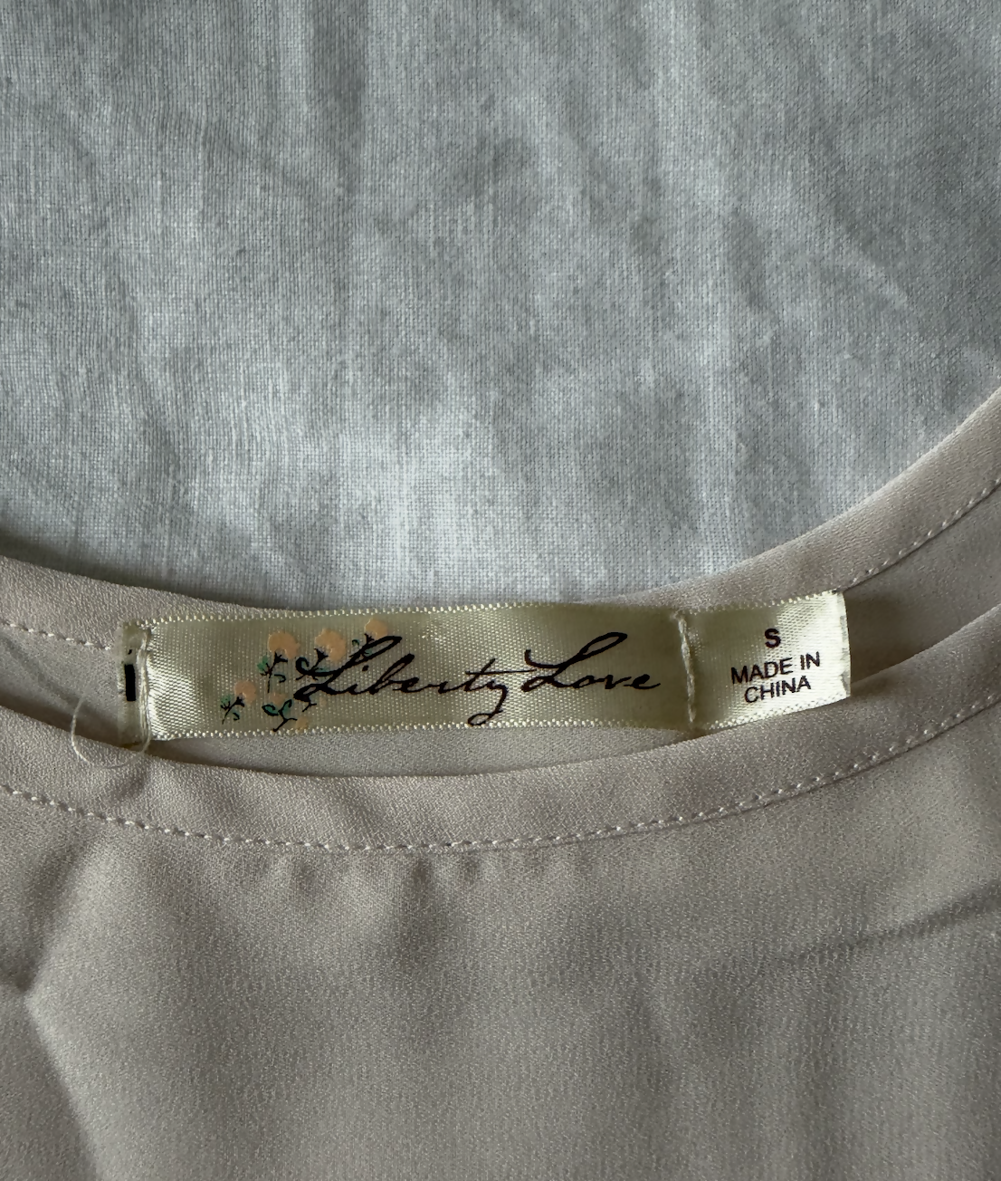 Pale Pink Embroidered Cami Top