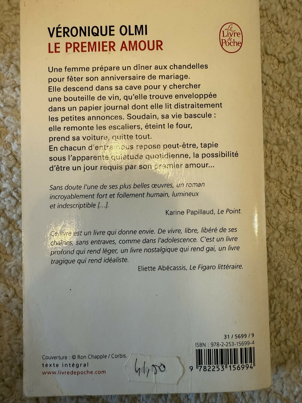 FR - Le premier amour – Véronique Olmi