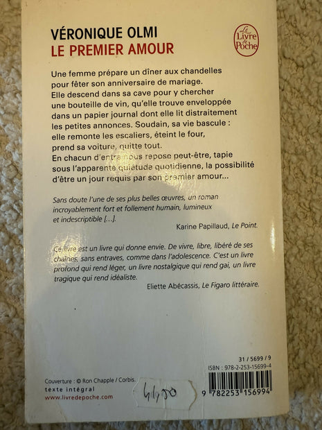 FR - Le premier amour – Véronique Olmi