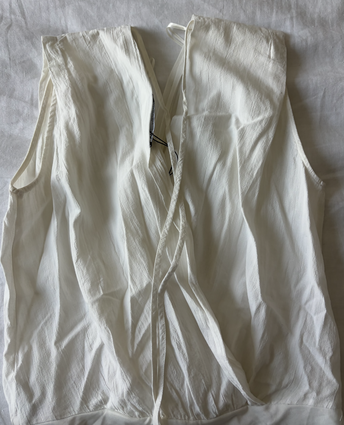 Zara White Bodysuit Top