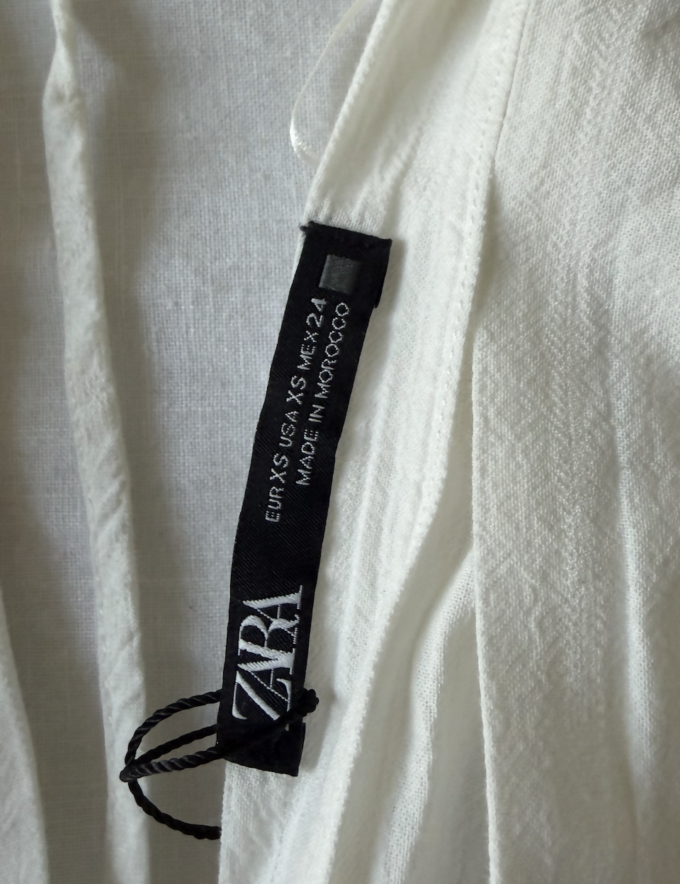 Zara White Bodysuit Top