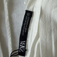 Zara White Bodysuit Top