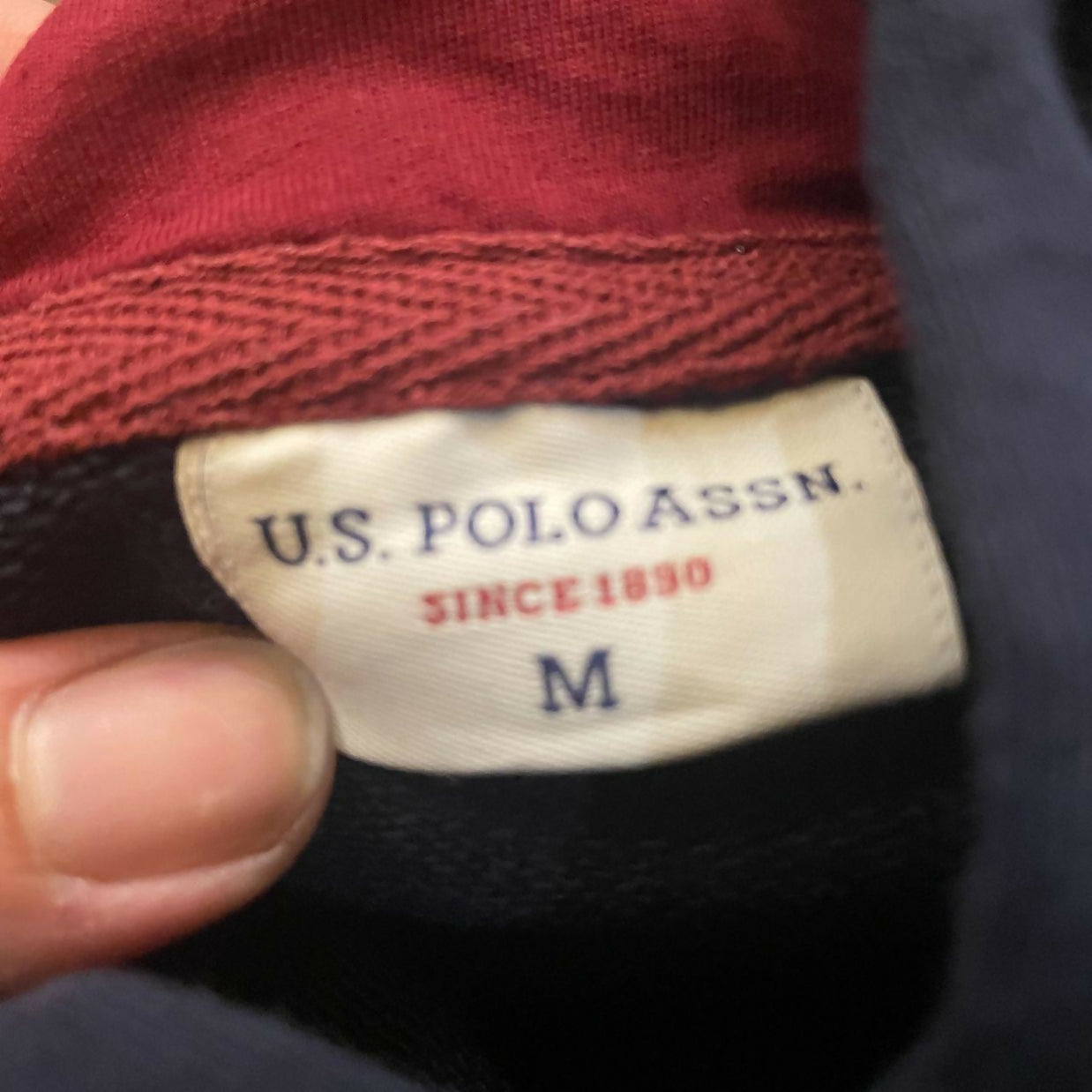 Polo Ralph Lauren Men's Navy and Black Hoodie