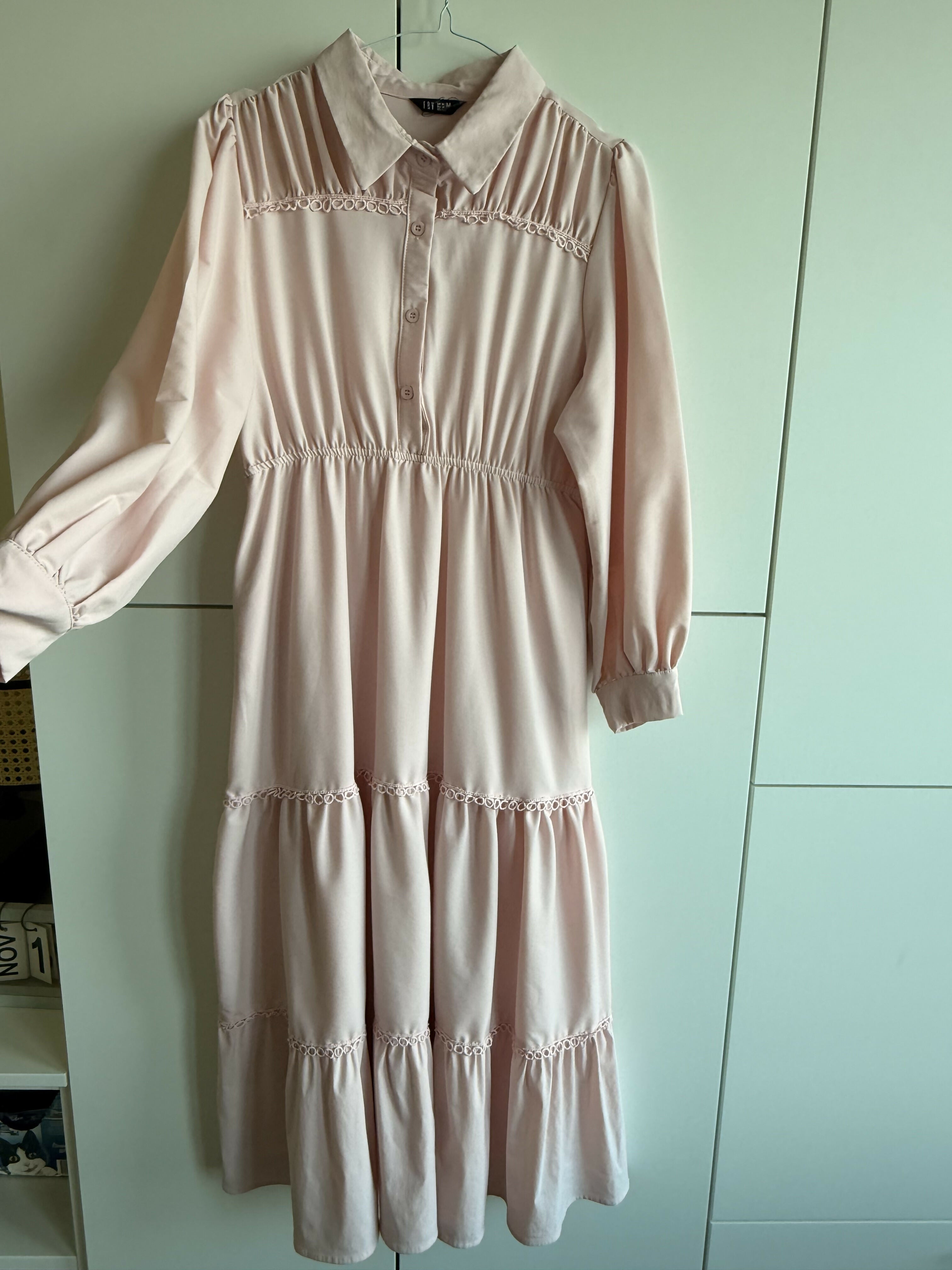 Long pink dress | size M