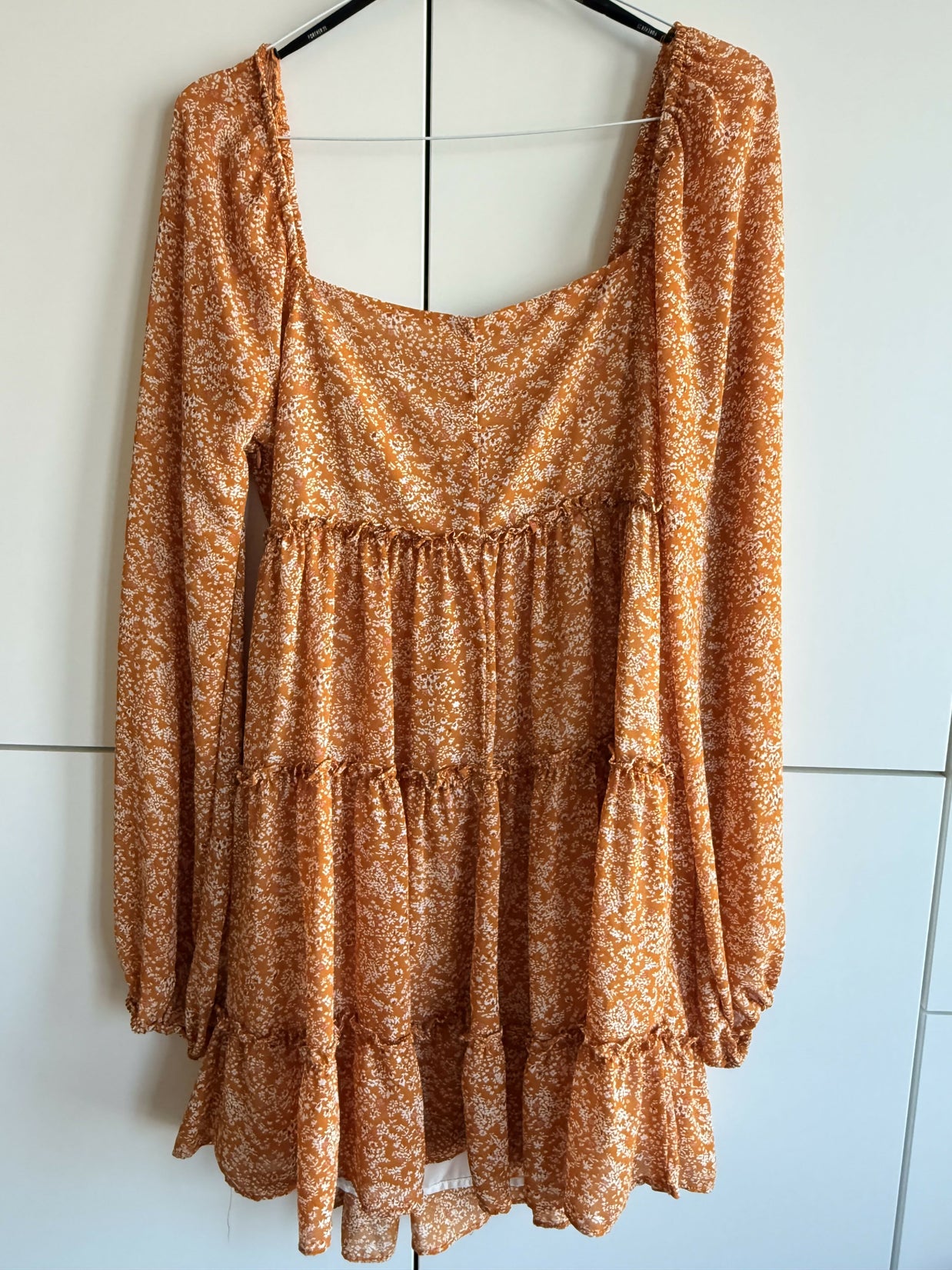 Forever 21 Rust Boho Ruffle Dress – Size M