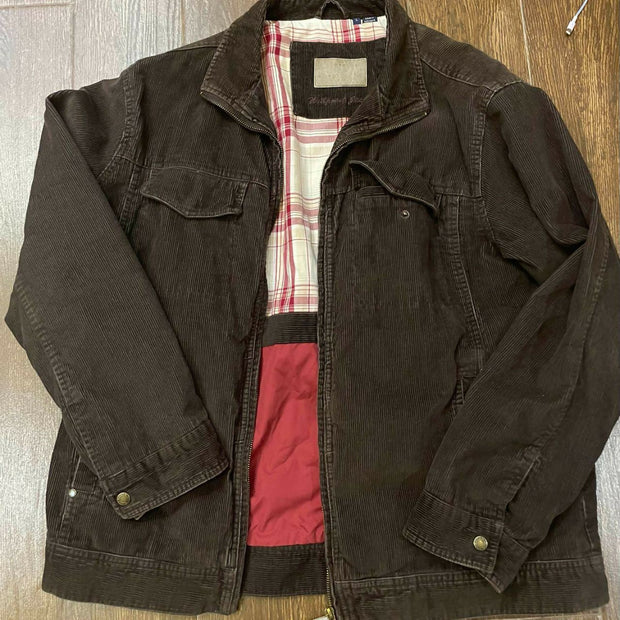 Maine Men's Brown and Red Jacket