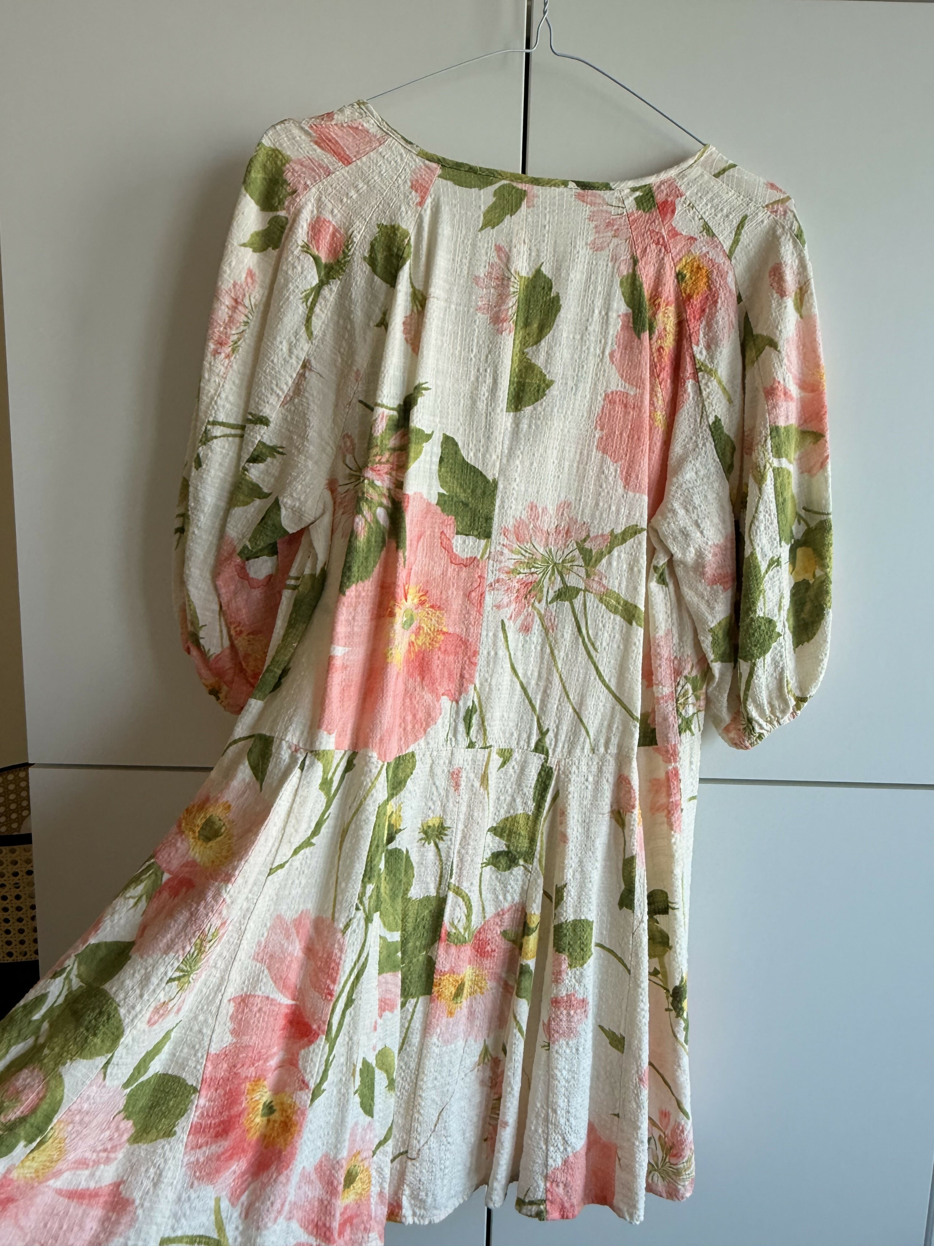 H&M Floral Mini Dress — Size S