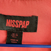 ? Misspap Red Plunge Midi Dress – UK 10 / EU 38