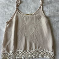 Pale Pink Embroidered Cami Top