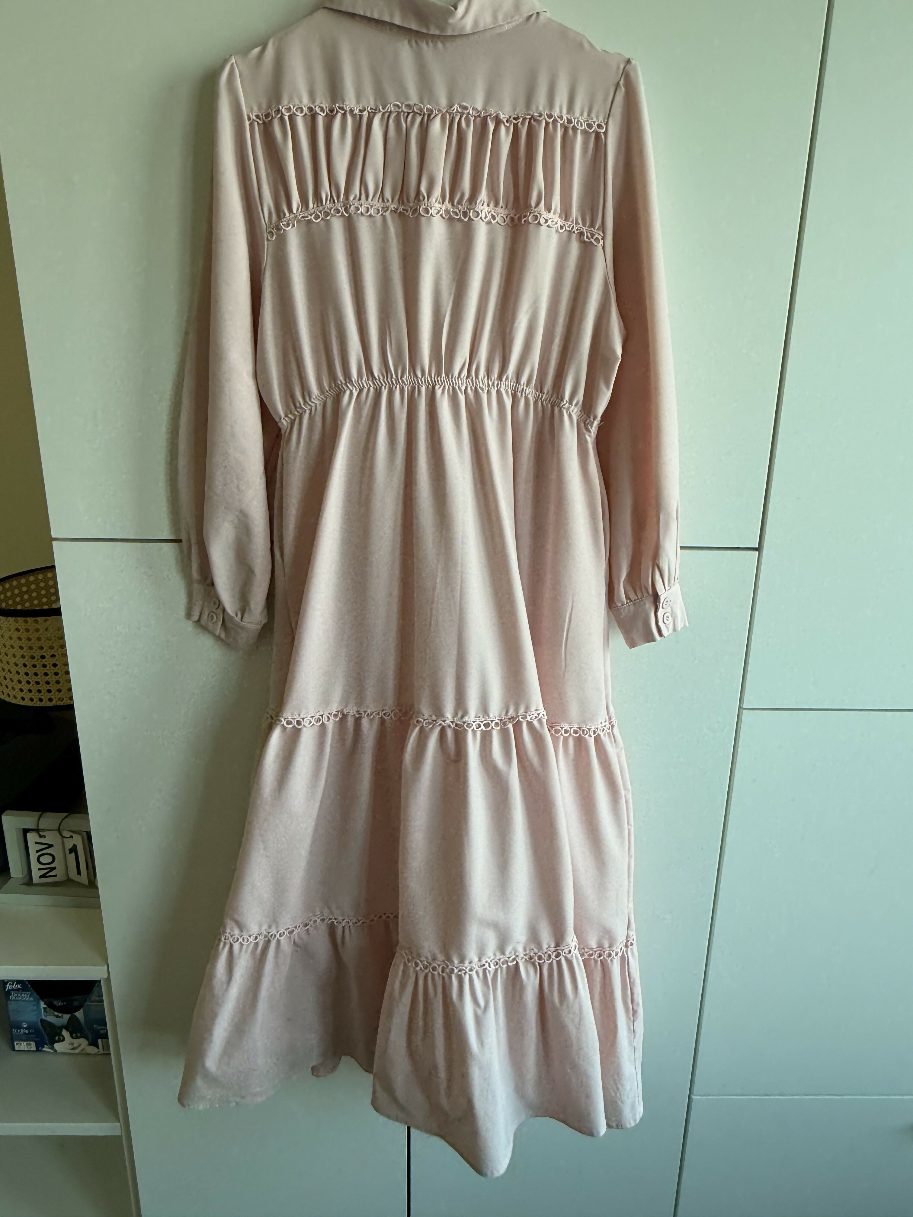 Long pink dress | size M