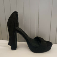 Nasty Gal Black Block Heels
