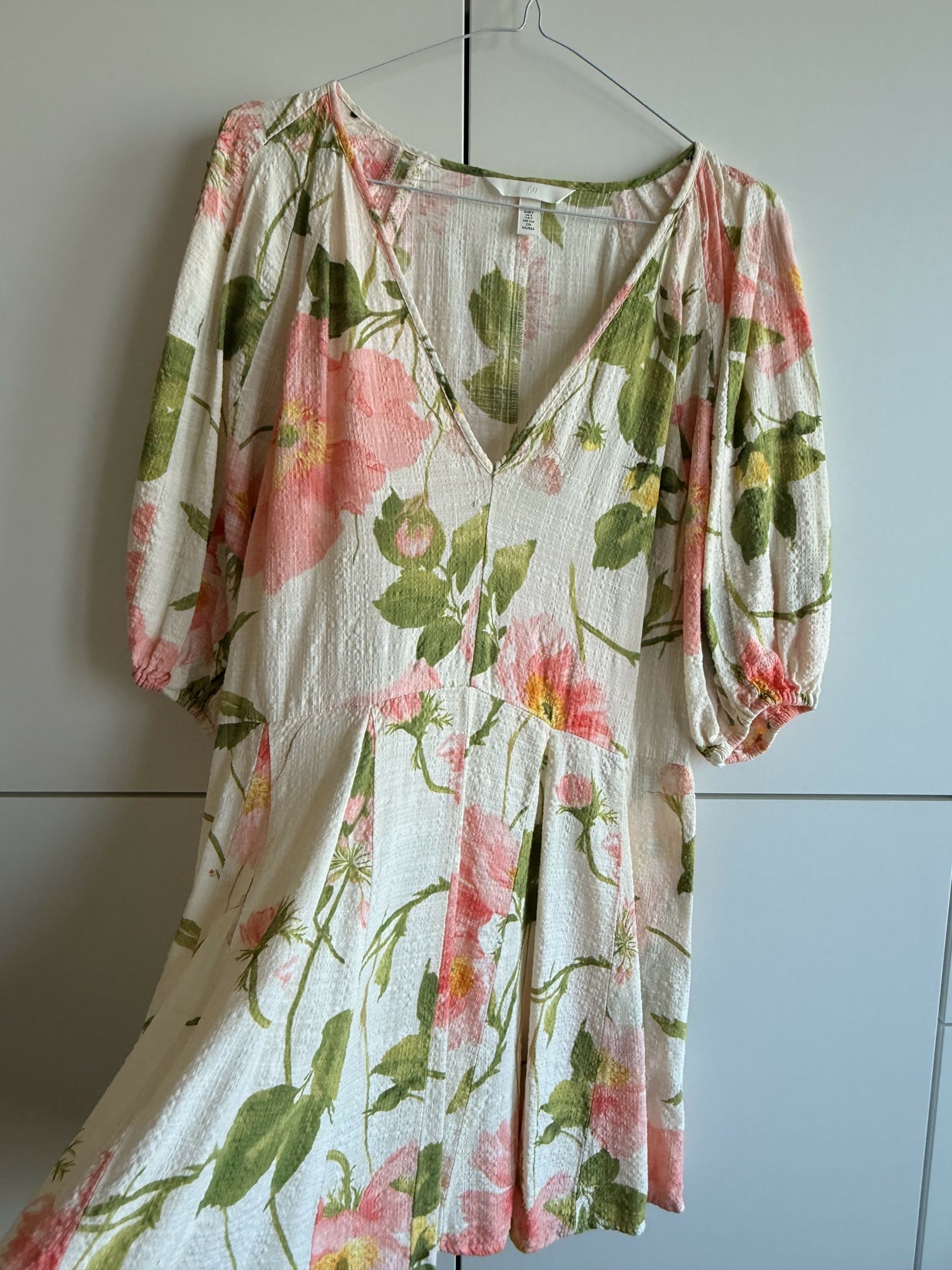 H&M Floral Mini Dress — Size S