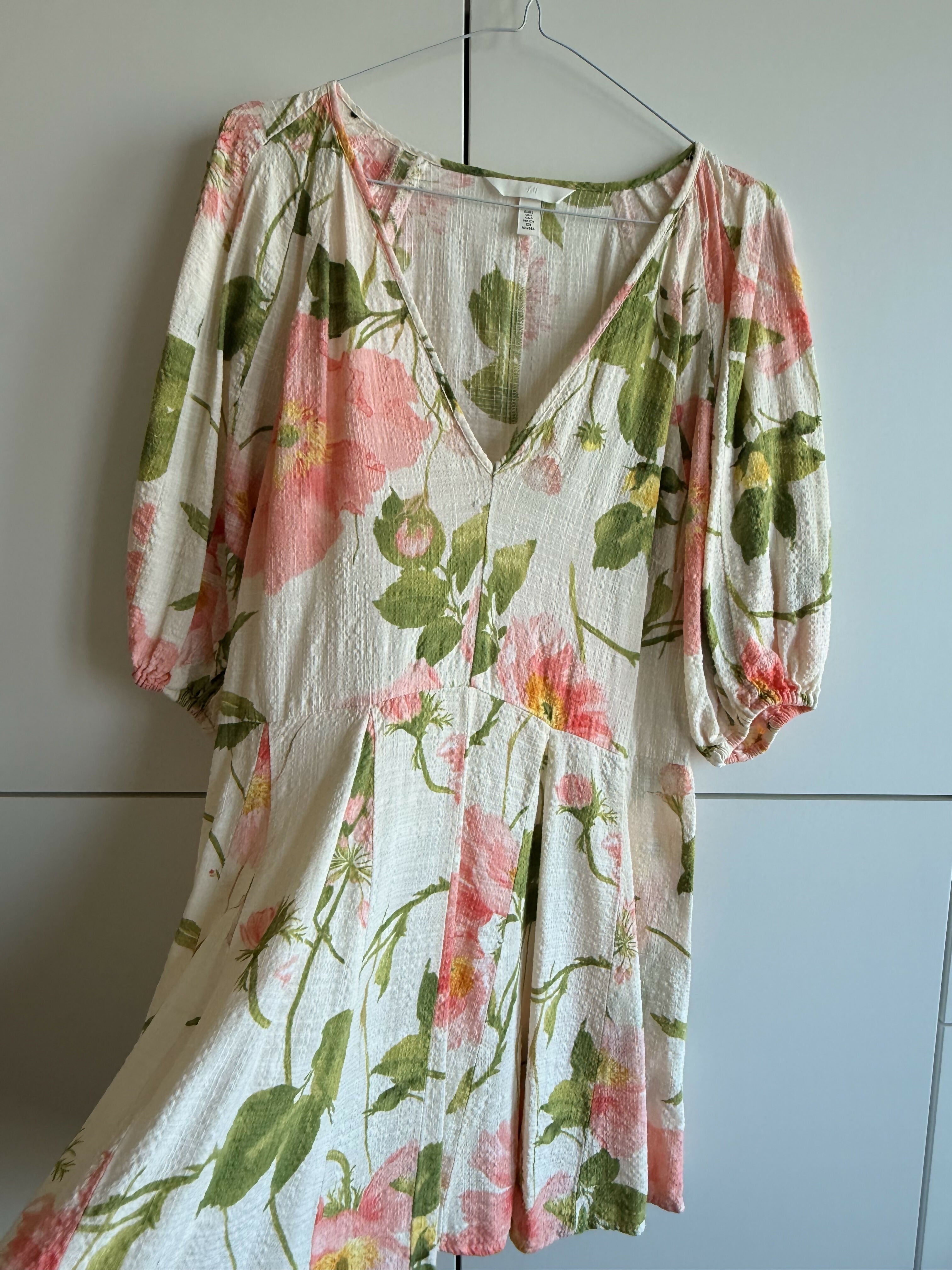 H&M Floral Mini Dress — Size S