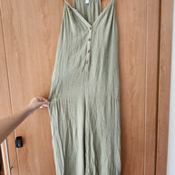 Old Navy Olive Green Jumpsuit