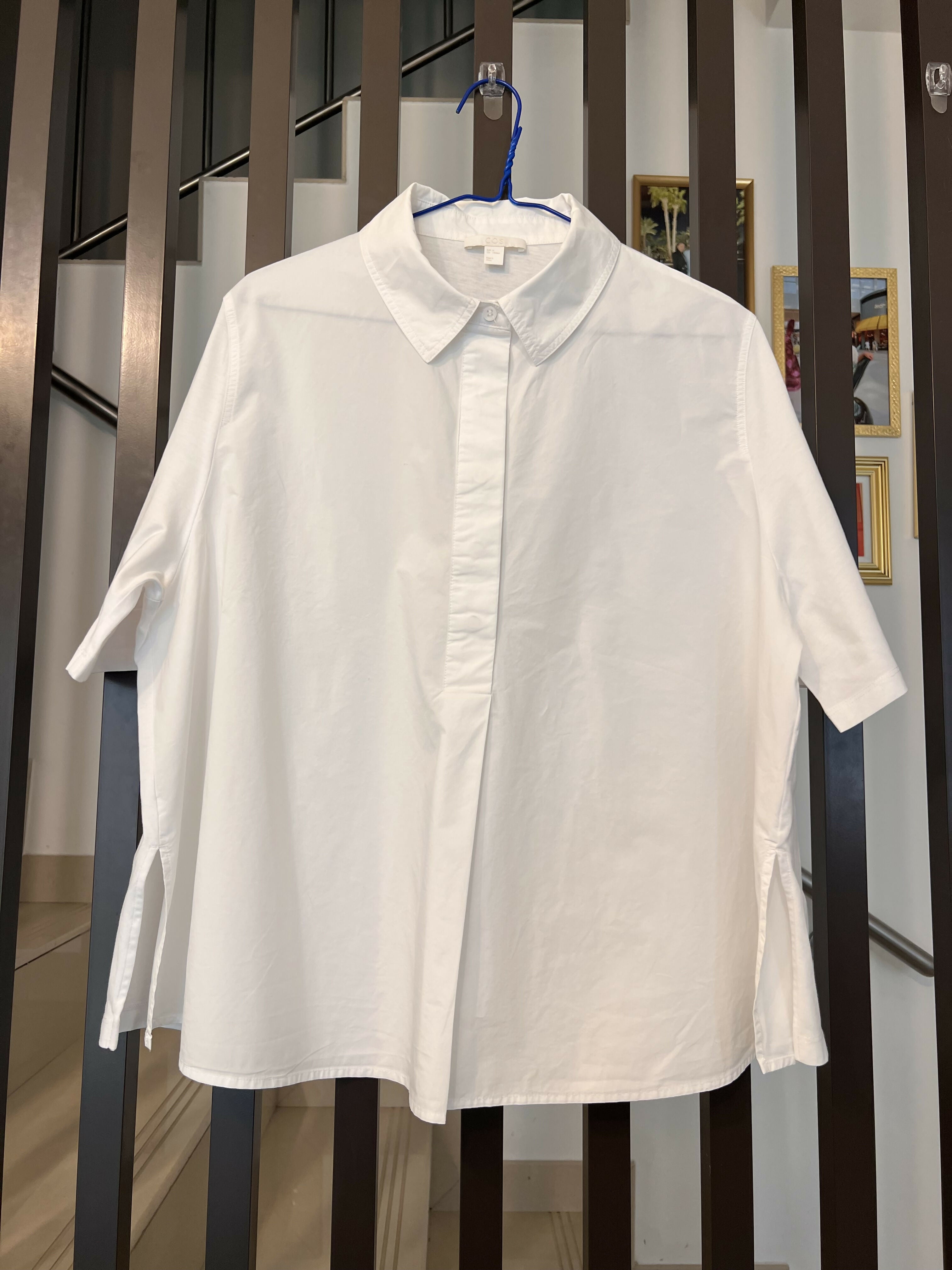 COS White Short sleeve type Shirt
