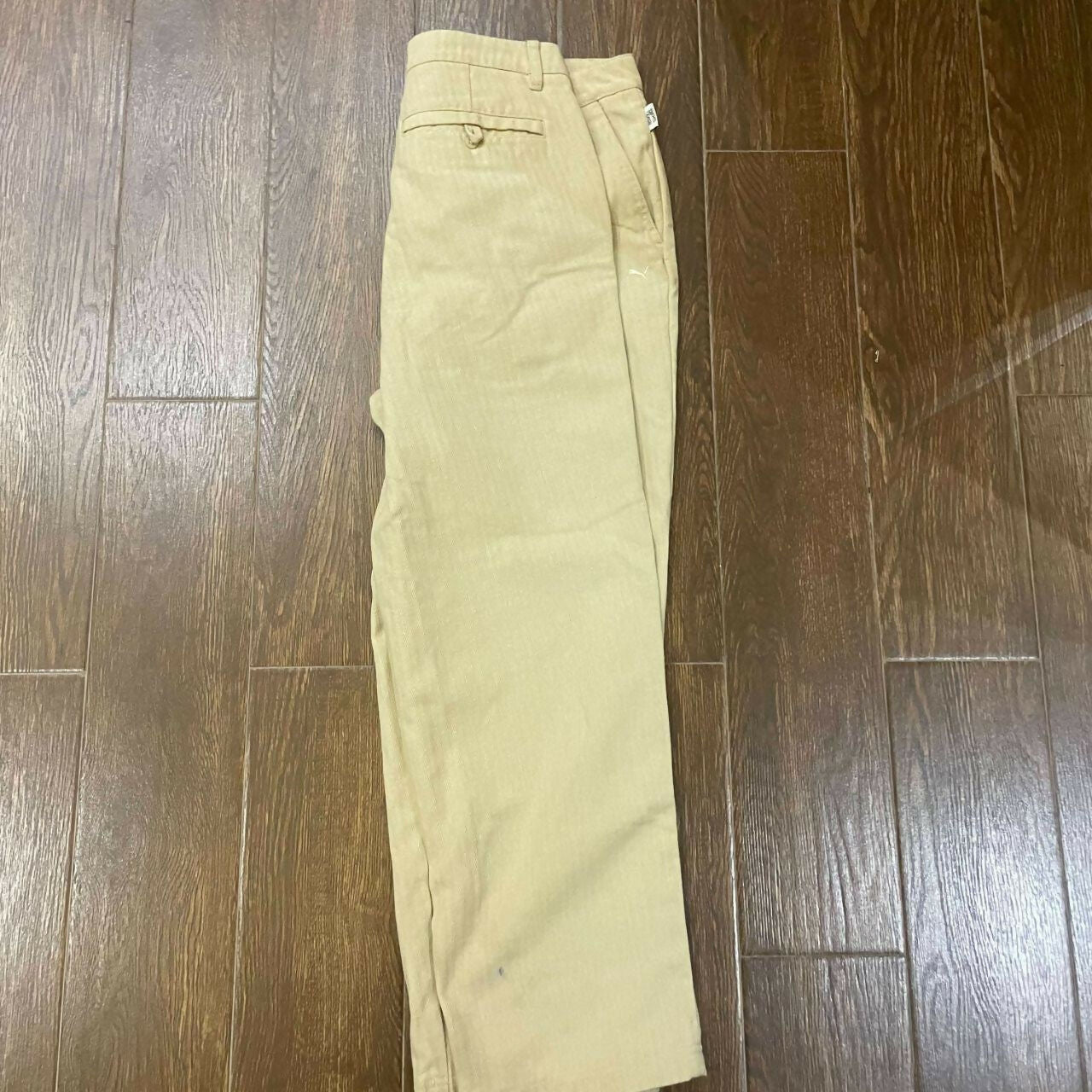 Puma Men's Tan and Cream Trousers