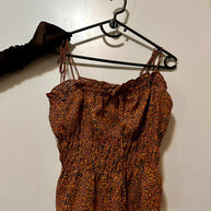 TopShop Sunset safari tie up top