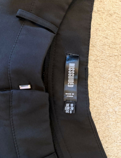 Tailored Black Shorts - Missguided - UK8 / EU38 / US6