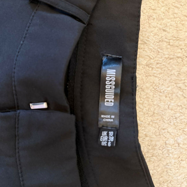 Tailored Black Shorts - Missguided - UK8 / EU38 / US6