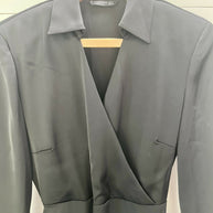 Stradivarius Black satin dress