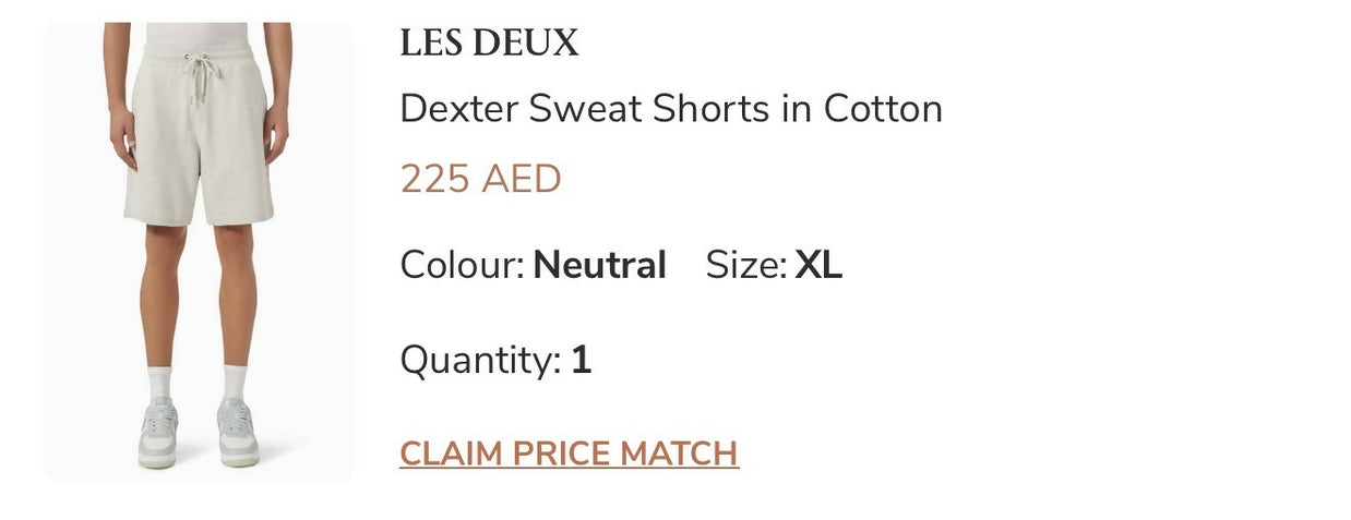 Lea Deux - Dexter Sweat Shorts, cotton - XL