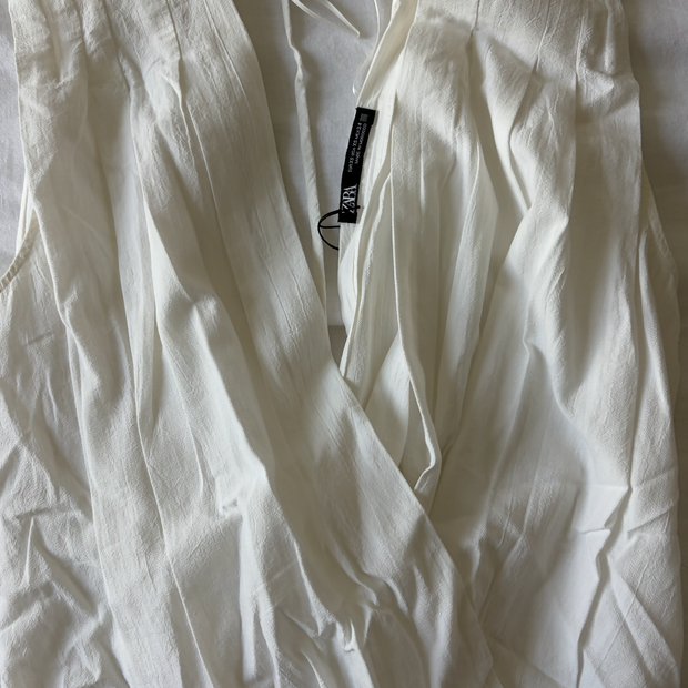 Zara White Bodysuit Top