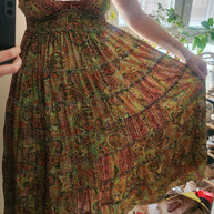 Multi Colored Pattern Summer Dress