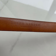 Ralph Lauren Duel Horse Head Buckle brown/silver belt