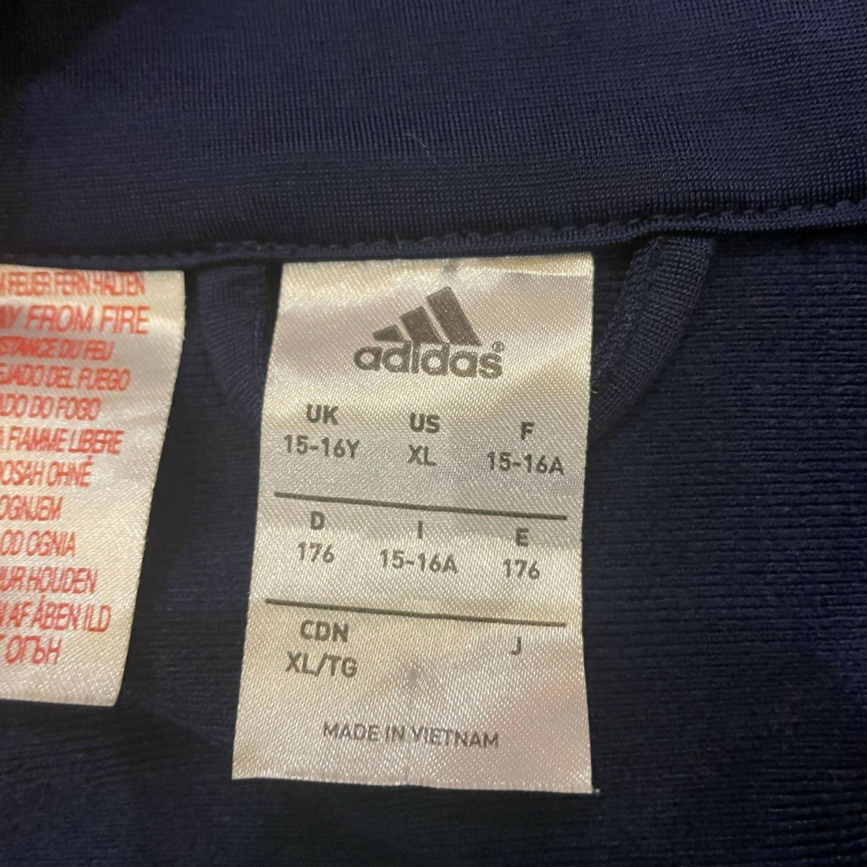 Adidas Men's Blue and Navy Jumper