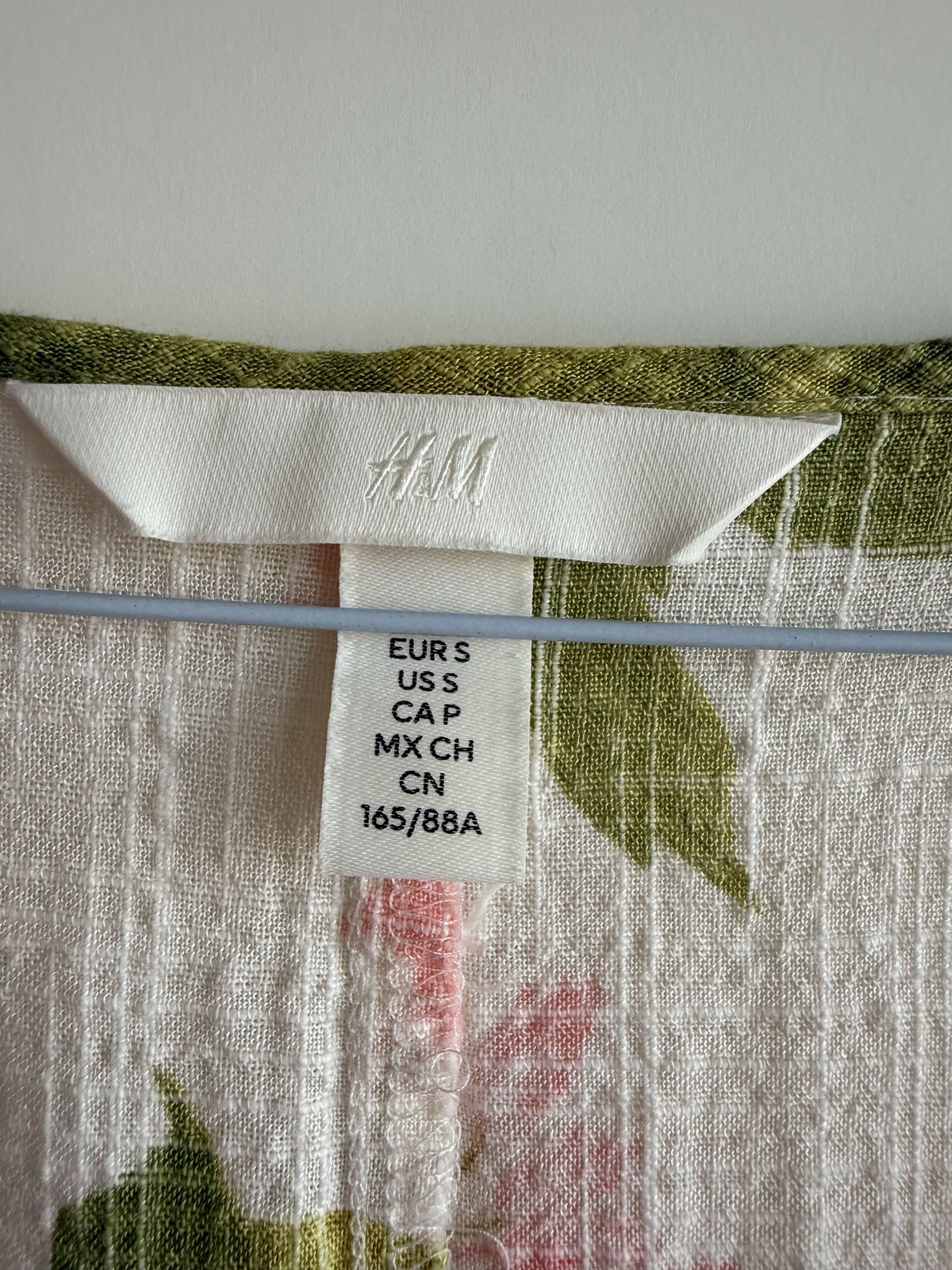 H&M Floral Mini Dress — Size S