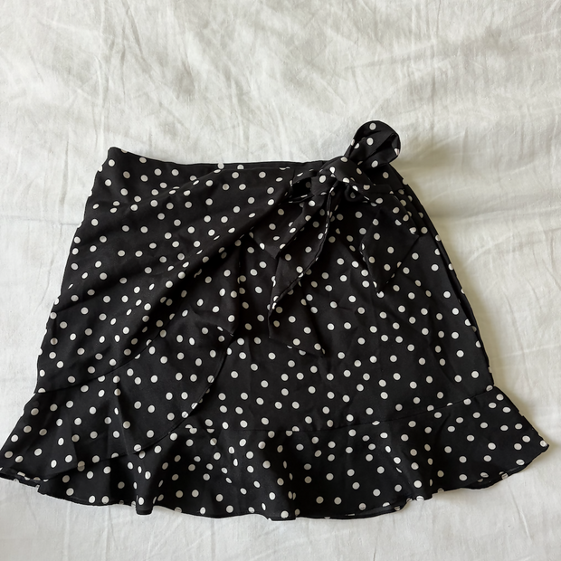 Princess Polly Polka Dot Wrap Skirt