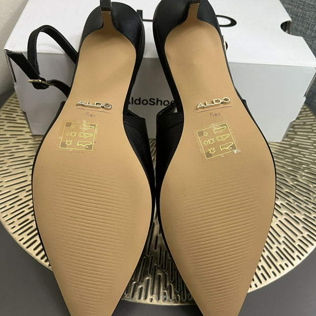 NWB/Unworn: ALDO Carabedar Black Leather Pumps