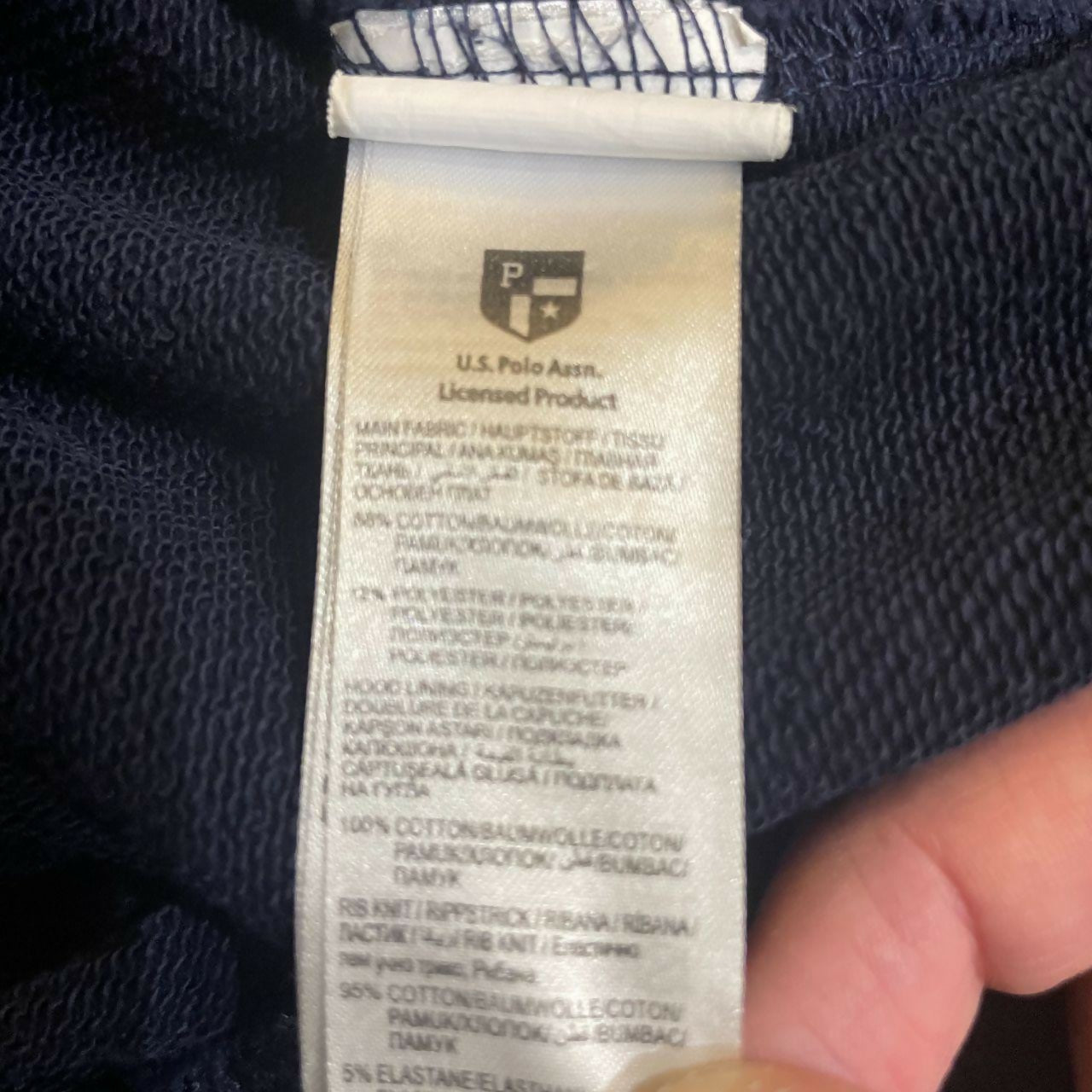 Polo Ralph Lauren Men's Navy and Black Hoodie