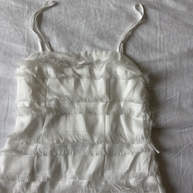 Princess Polly White Ruffled Mini Dress