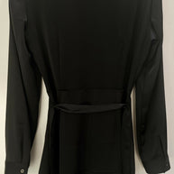 Stradivarius Black satin dress