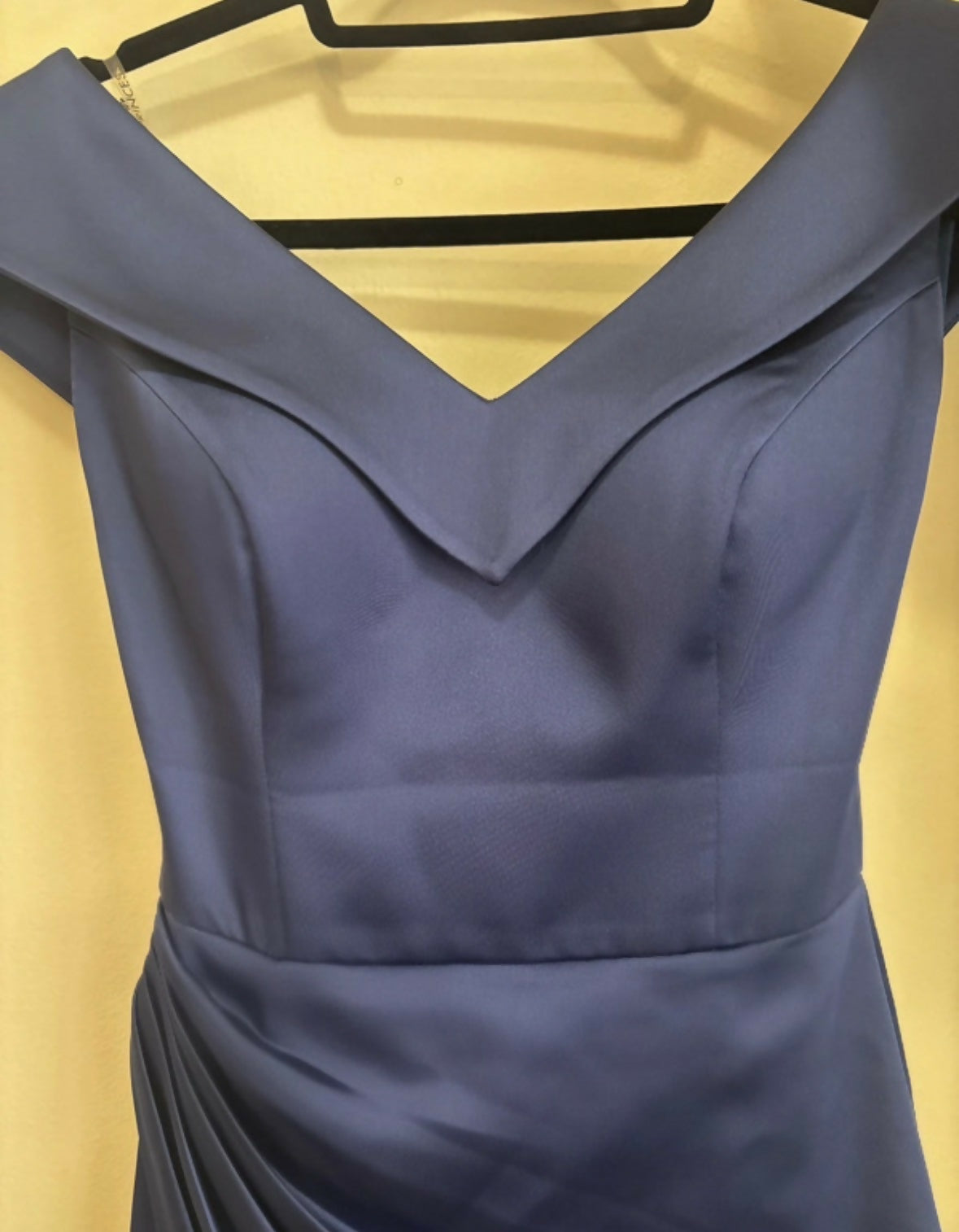 Blue Satin Mermaid Gown | Evening / Prom Dress