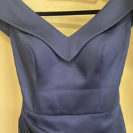 Blue Satin Mermaid Gown | Evening / Prom Dress