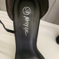 Nasty Gal Black Block Heels