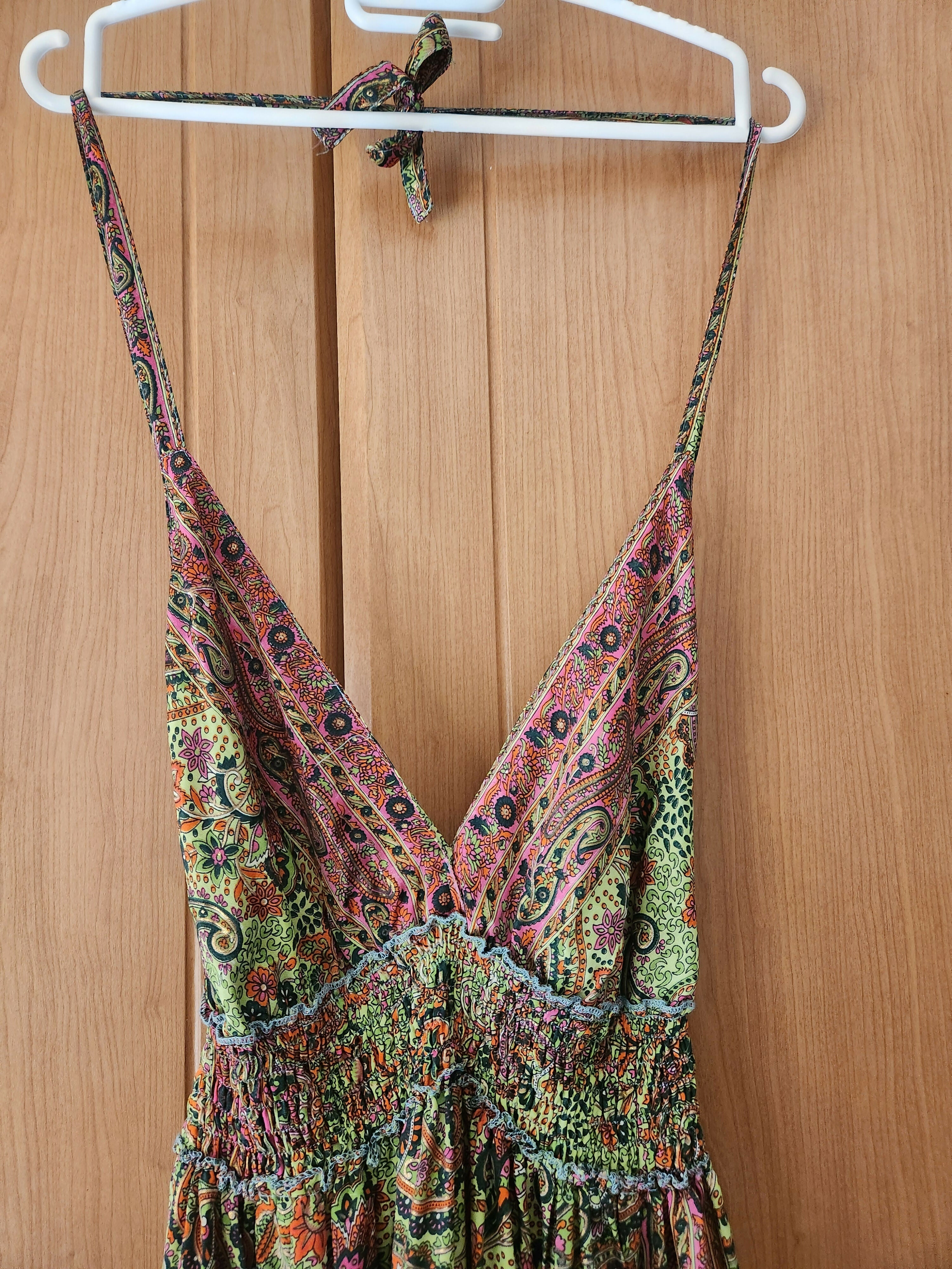 Multi Colored Pattern Summer Dress