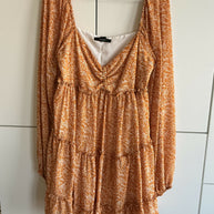 Forever 21 Rust Boho Ruffle Dress – Size M